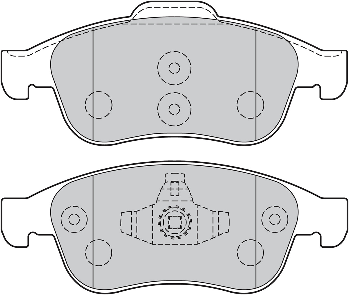 Jeu de 4 plaquettes de frein VALEO ref. 301059